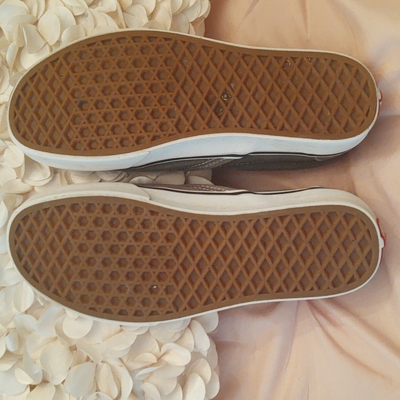 Vans Men's khaki green canvas shoes - Picture 7 of 7